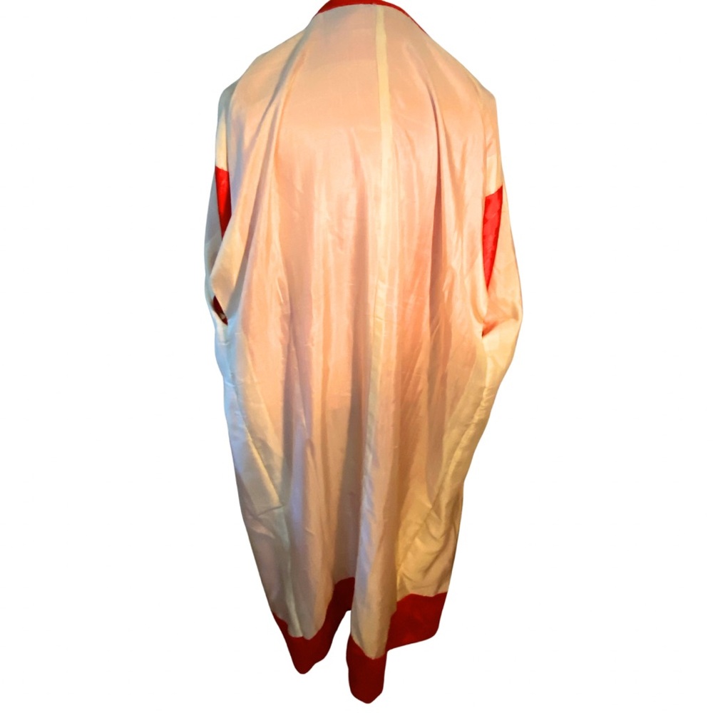 Red Silk Women's Kimono Chinese new year good luck fire horse - Picture 5 of 7